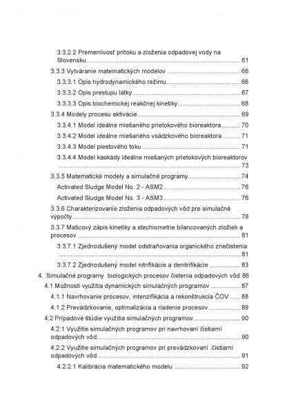 Modelovanie procesov ochrany zložiek životného prostredia