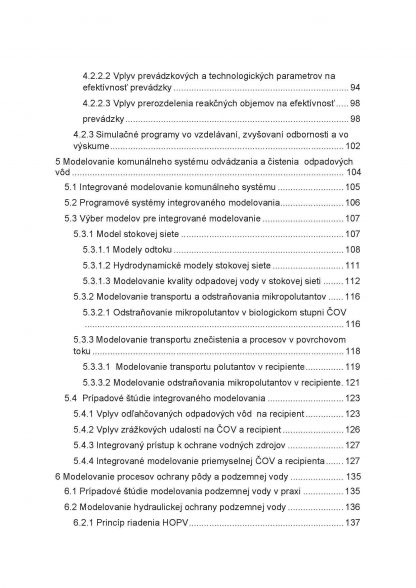 Modelovanie procesov ochrany zložiek životného prostredia